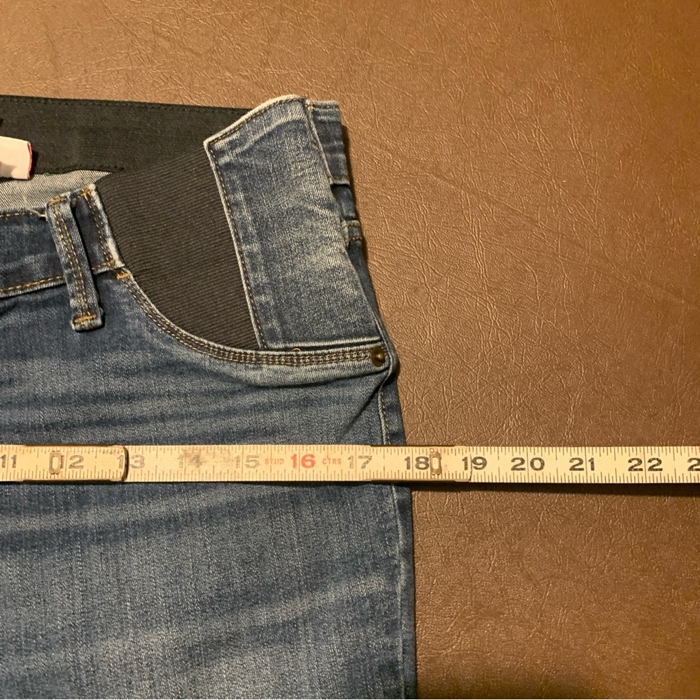 LotI Of 2 Isabel Maternity Medium Wash Skinny Boot Cut Jeans Size 8 - Picture 13 of 16